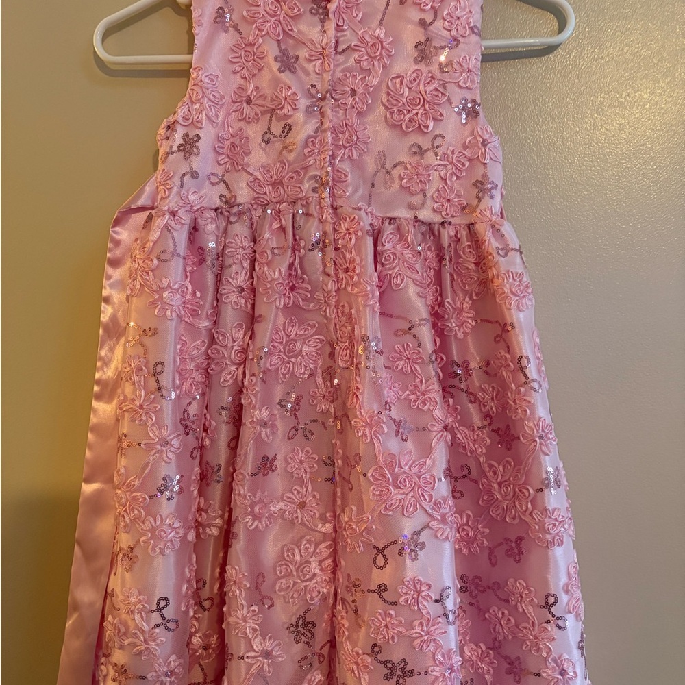 American Princess Pink and Purple Floral Dress - Picture 4 of 6